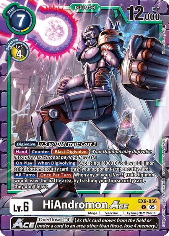 HiAndromon ACE - EX9-056 - Rare