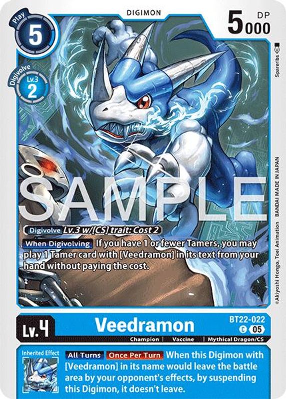 Veedramon - BT22-022 - Common
