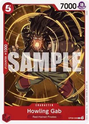 Howling Gab (ST23) (Reprint EN) - OP09-006 - Common