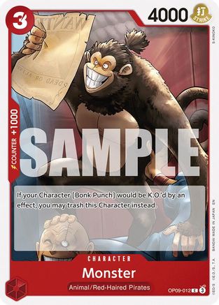 Monster (ST23) (Reprint EN) - OP09-012 - Common