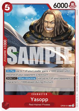 Yasopp (ST23) (Reprint EN) (Non-Foil) - OP09-013 - Rare