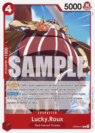 Lucky.Roux (ST23) (Reprint EN) (Non-Foil) - OP09-015 - Rare
