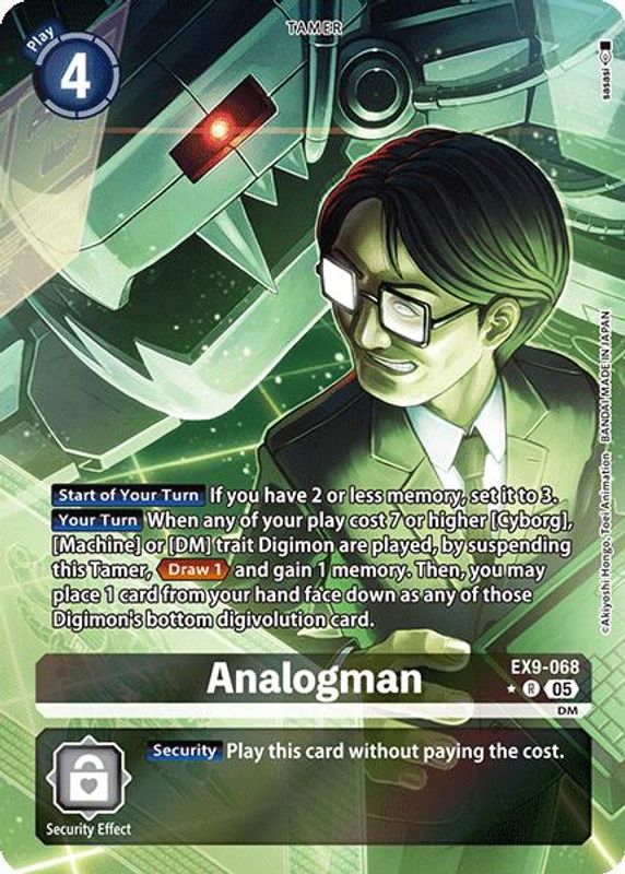 Analogman (Alternate Art) - EX9-068 - Rare