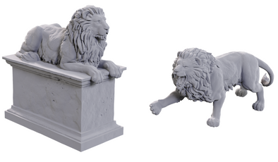 Wizkids: Deep Cuts - Stone Lion / Animated Stone Lion (Pre-Order)