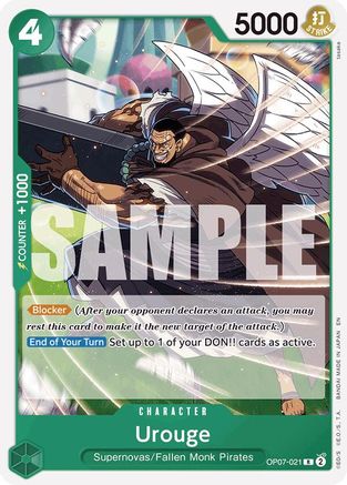 Urouge (ST24) (Reprint EN) (Non-Foil) - OP07-021 - Rare