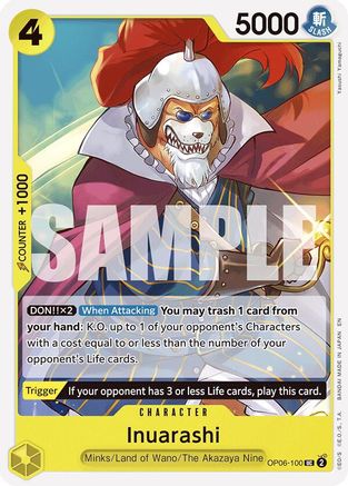 Inuarashi (ST28) (Reprint EN) - OP06-100 - Uncommon