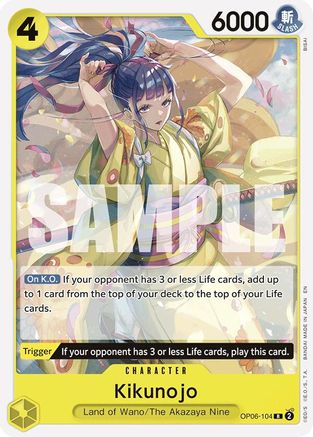 Kikunojo (ST28) (Reprint EN) (Non-Foil) - OP06-104 - Rare