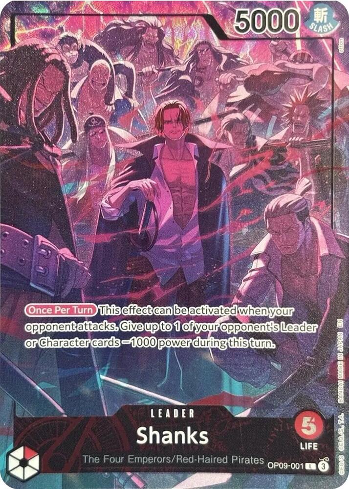 PSA9 シャンクス　リーダー　2ND ANNIVERSARY 401 Games Canada - Shanks (English Version 2nd Anniversary Set