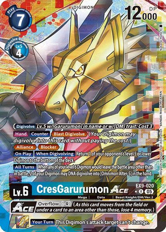CresGarurumon ACE (Alternate Art) - EX9-020 - Rare