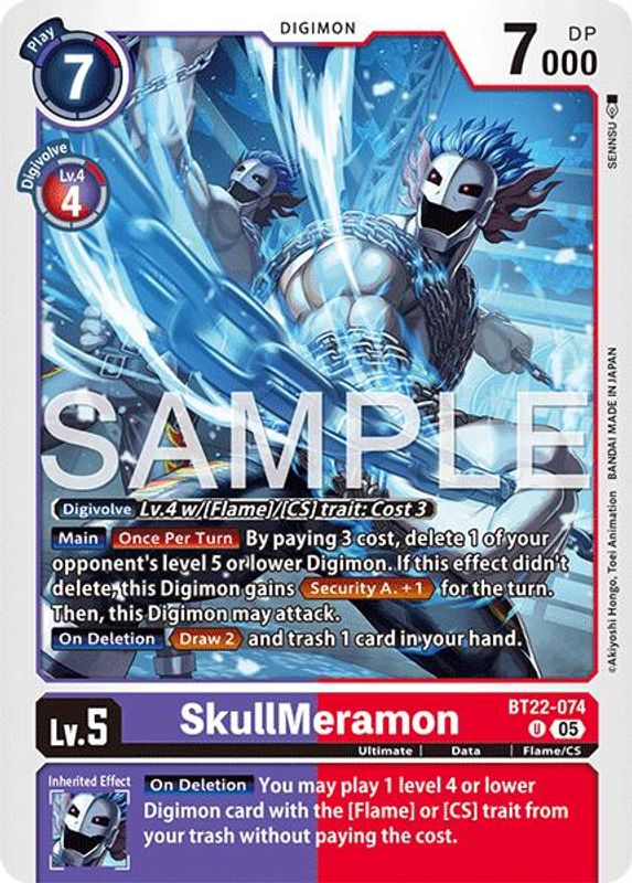 SkullMeramon - BT22-074 - Uncommon