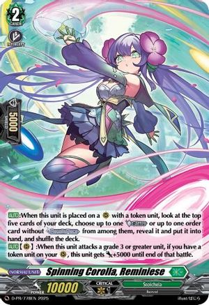 Spinning Corolla, Reminiese (Foil) - D-PR/778EN - Promo