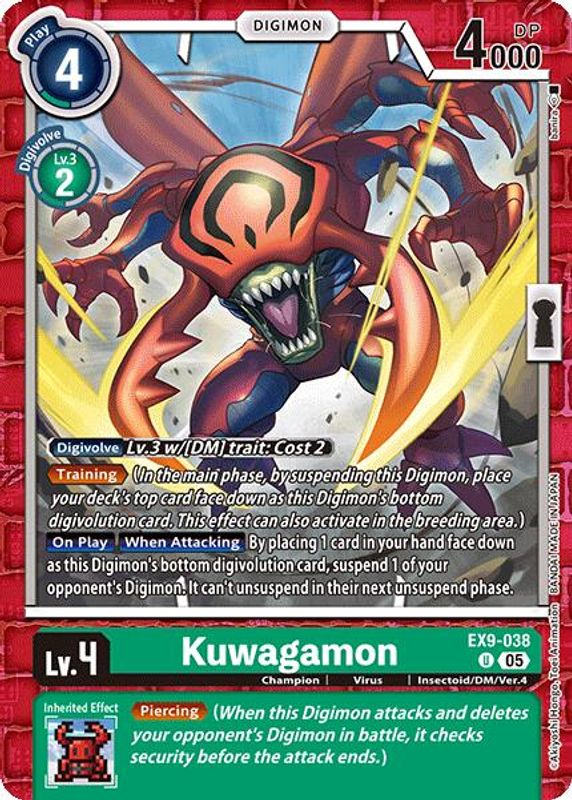 Kuwagamon - EX9-038 - Uncommon