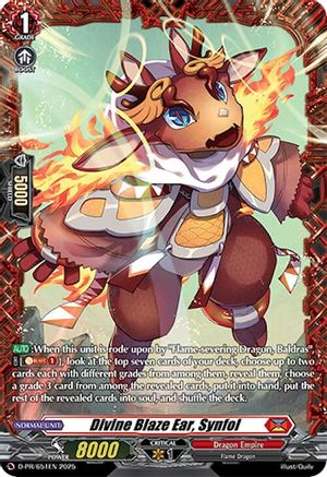 Divine Blaze Ear, Synfol - D-PR/651EN - Promo