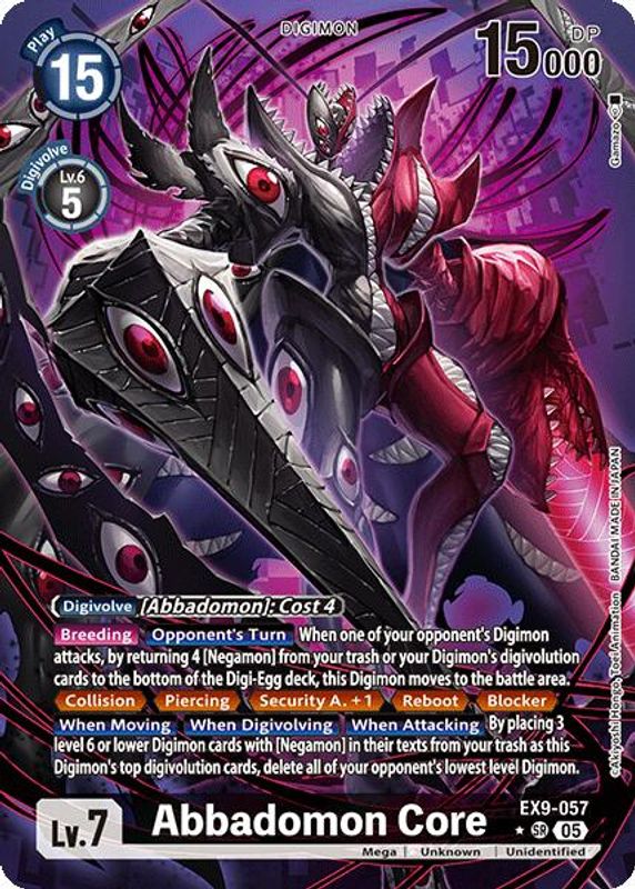 Abbadomon Core (Alternate Art) - EX9-057 - Super Rare