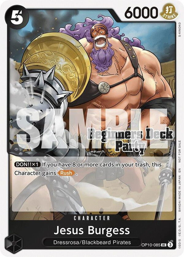 Jesus Burgess (Beginners Deck Party [ST-23] - [ST-28] Participation Pack)  - OP10-085 - Uncommon