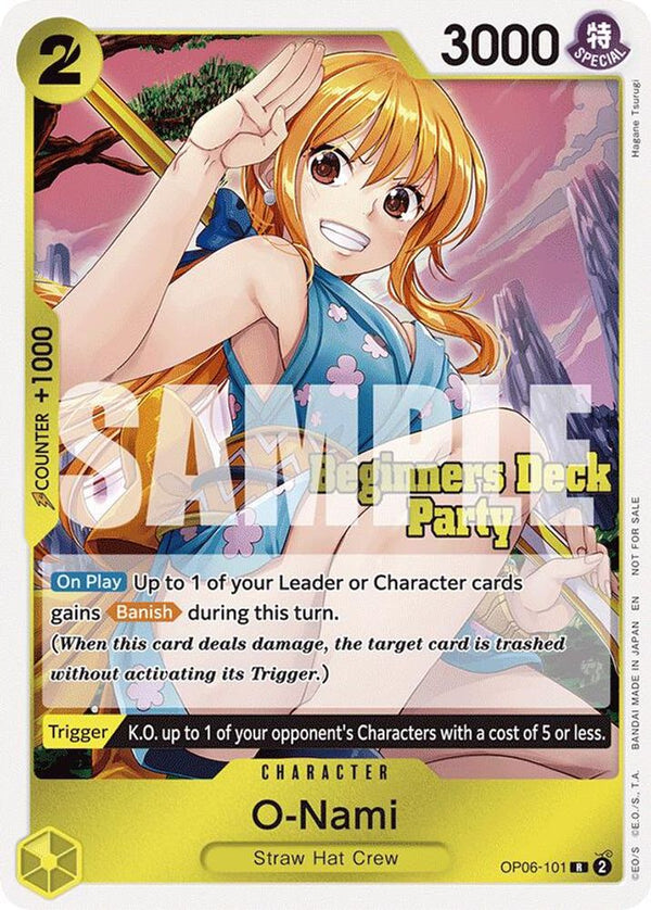 O-Nami (Beginners Deck Party [ST-23] - [ST-28] Participation Pack) - OP06-101 - Rare