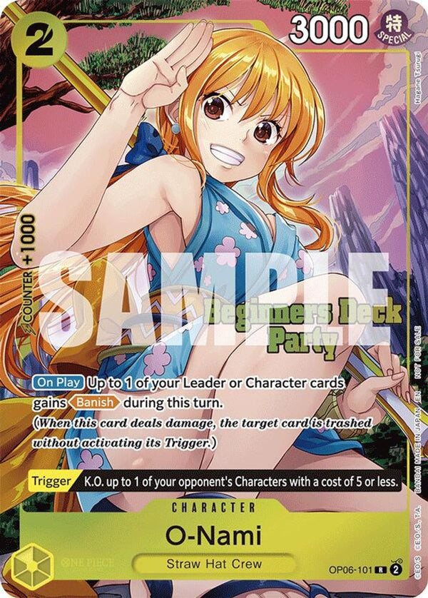 O-Nami (Beginners Deck Party [ST-23] - [ST-28] Winner Pack) (Full Art) - OP06-101 - Rare