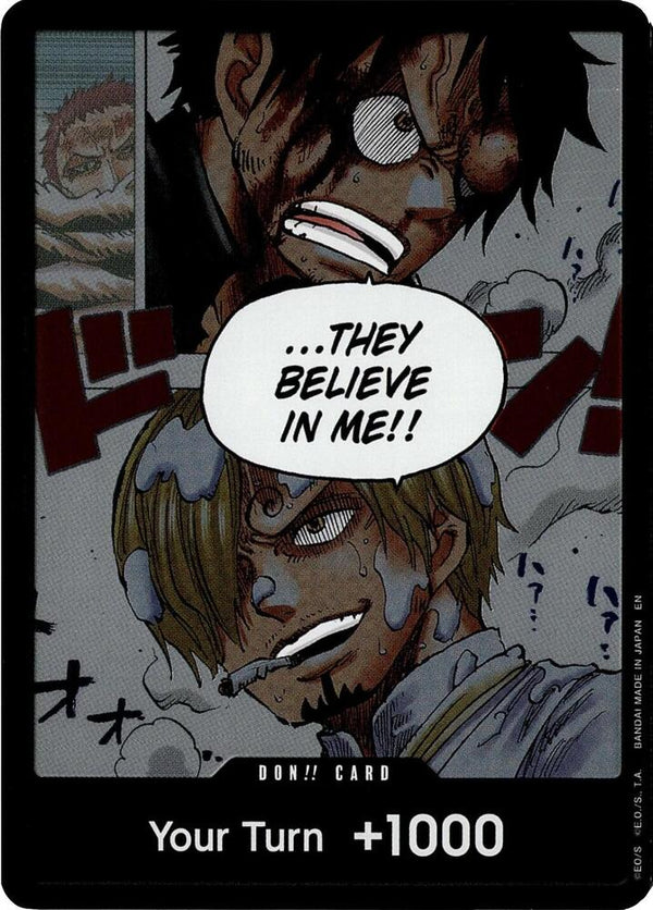 DON!! Card (Luffy and Sanji Art) - OP11 - DON!!