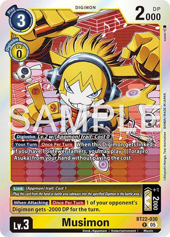 Musimon - BT22-030 - Rare