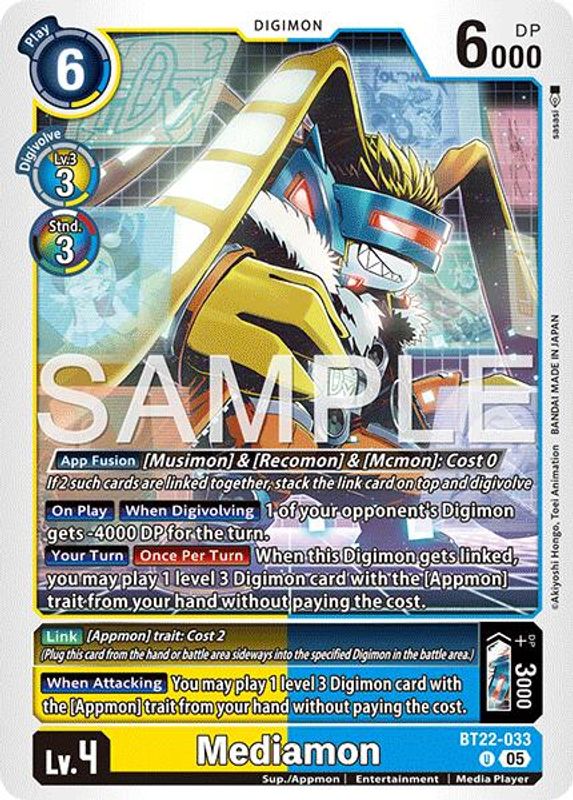 Mediamon - BT22-033 - Uncommon