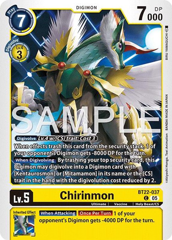 Chirinmon - BT22-037 - Common