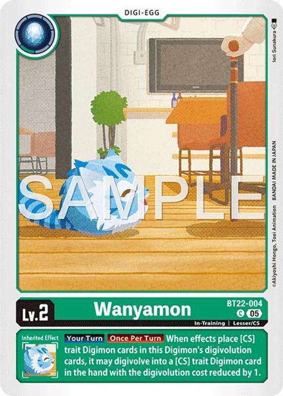 Wanyamon - BT22-004 - Common