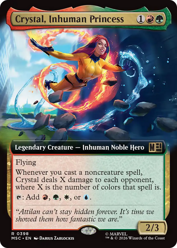 Crystal, Inhuman Princess - Extended Art (MSC) (Pre-Order)