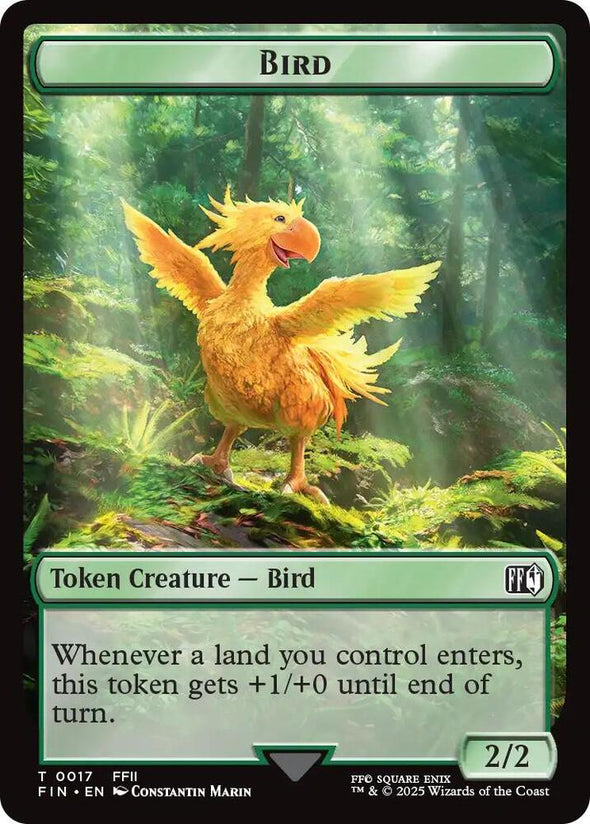 Wizard // Bird Token (Foil) (TFIN)