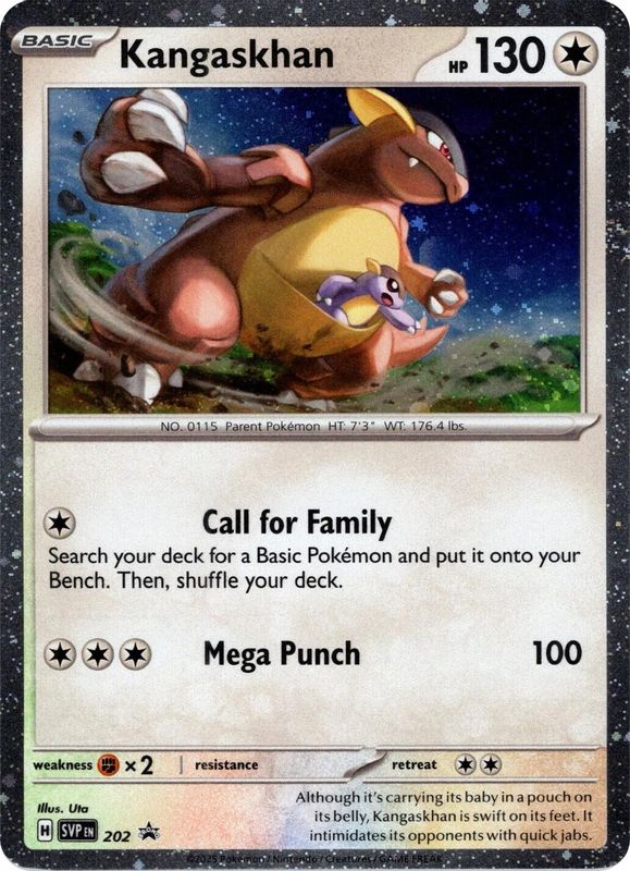 Kangaskhan - SVP202 - Holo Rare (Cosmos Holo)