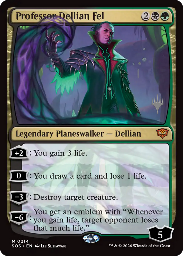 Professor Dellian Fel - Promo Pack (PSOS)