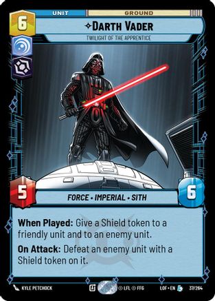 Darth Vader - Twilight of the Apprentice - 037/264 - Legendary