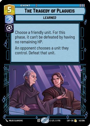 The Tragedy of Plagueis - 043/264 - Rare