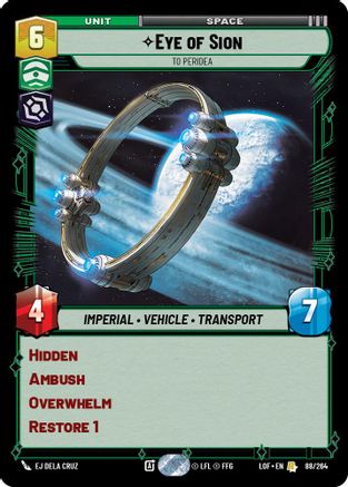 Eye of Sion - To Peridea - 088/264 - Rare