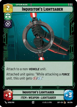 Inquisitor's Lightsaber - 090/264 - Common