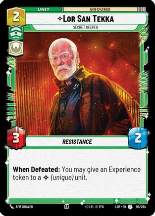 Lor San Tekka - Secret Keeper - 095/264 - Uncommon