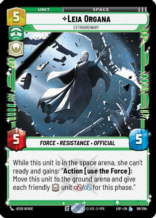 Leia Organa - Extraordinary - 098/264 - Legendary