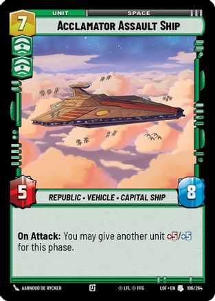 Acclamator Assault Ship - 106/264 - Uncommon