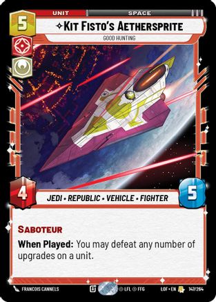 Kit Fisto's Aethersprite - Good Hunting - 147/264 - Rare
