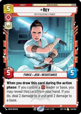 Rey - With Palpatine's Power - 148/264 - Rare