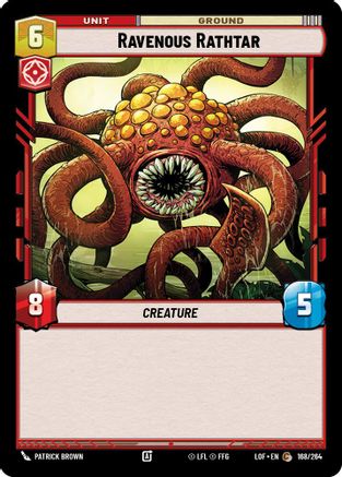Ravenous Rathtar - 168/264 - Common