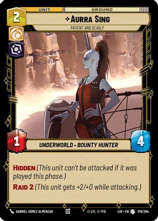 Aurra Sing - Patient and Deadly - 179/264 - Uncommon