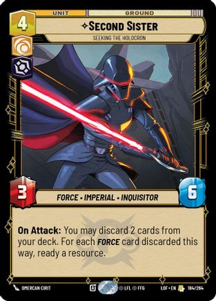 Second Sister - Seeking the Holocron - 184/264 - Rare