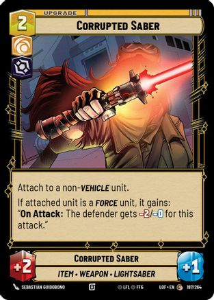 Corrupted Saber - 187/264 - Common