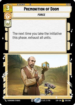Premonition of Doom - 203/264 - Rare