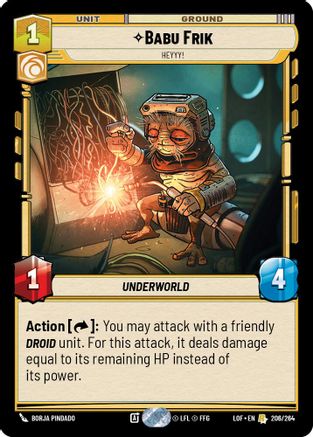 Babu Frik - Heyyy! - 206/264 - Rare