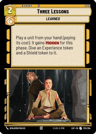 Three Lessons - 225/264 - Uncommon
