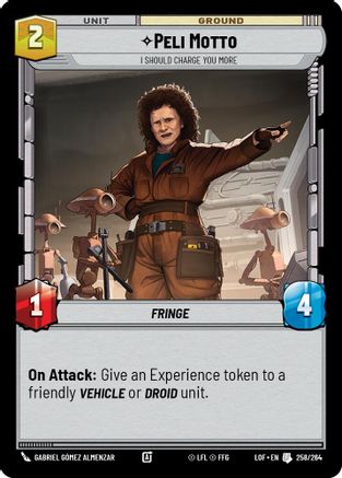 Peli Motto - I Should Charge You More - 258/264 - Uncommon