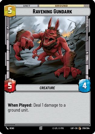 Ravening Gundark - 259/264 - Common