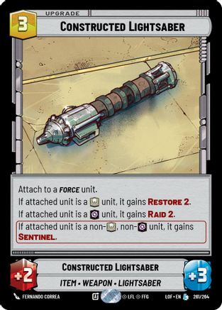 Constructed Lightsaber - 261/264 - Legendary