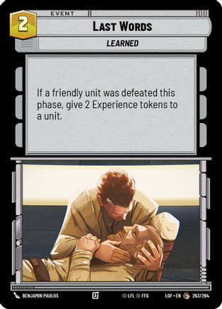 Last Words - 263/264 - Common